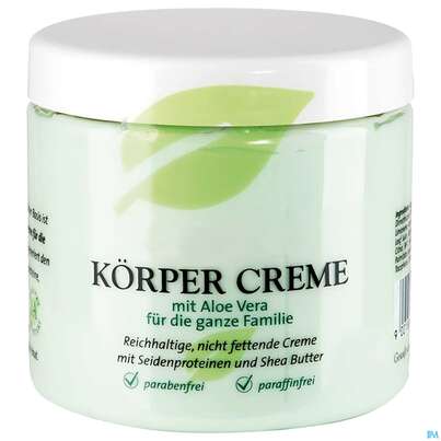 Sie sehen eine Packung Aloe Vera Koerpercreme Gewusst Wie 600ml, Produktbild: 02 Aloe Vera Koerpercreme Gewusst Wie 600ml, A-Nr.: 4111038 - 02
