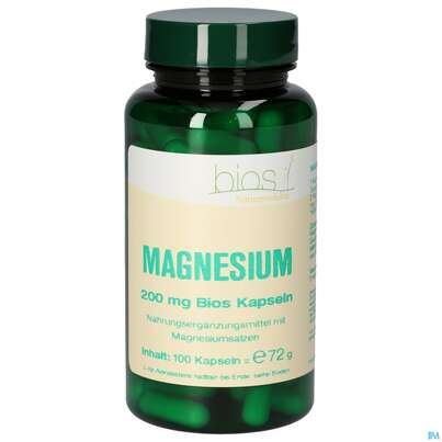 Bios Magnesium 200mg 100 Kapseln, A-Nr.: 4334040 - 01