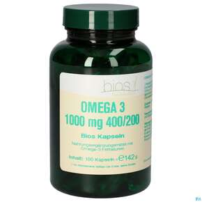Bios Omega 3 1000mg 400/200 100 Kapseln, A-Nr.: 4341519 - 01