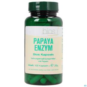 Bios Papaya Enzym 100 Kapseln, A-Nr.: 4078826 - 01