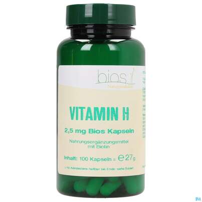 Bios Vitamin H 2,5mg 100 Kapseln, A-Nr.: 4016268 - 01
