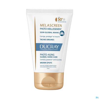 Sie sehen eine Packung Ducray Melascreen Photo-aging Intensive Handcreme 50ml, Produktbild: 02 Ducray Melascreen Photo-aging Intensive Handcreme 50ml, A-Nr.: 4834943 - 02