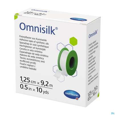 Fixierpflaster Omnisilk 9,2mx 1,25cm 1st, A-Nr.: 4582329 - 02