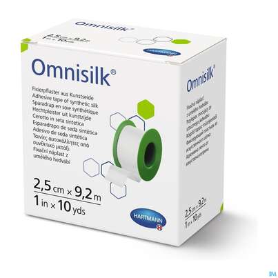 Fixierpflaster Omnisilk 9,2mx 2,5cm 1st, A-Nr.: 4582335 - 03