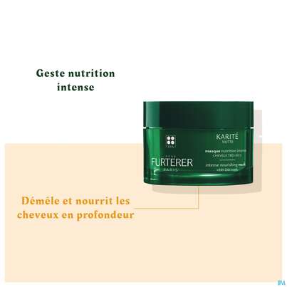 Furterer Shea-butter Nutri Intensiv-nährende Haarmaske 200ml, A-Nr.: 5439657 - 09