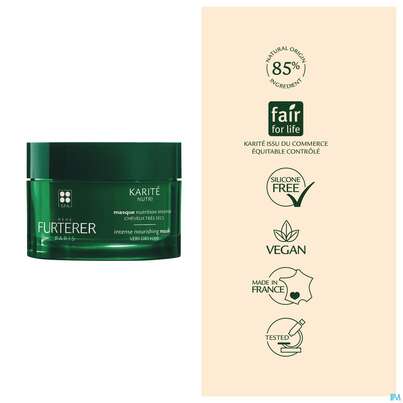 Furterer Shea-butter Nutri Intensiv-nährende Haarmaske 200ml, A-Nr.: 5439657 - 11