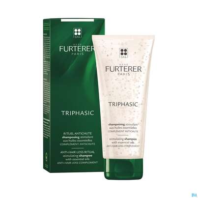 Sie sehen eine Packung Furterer Triphasic Stimulierendes Shampoo 200ml, Produktbild: 14 Furterer Triphasic Stimulierendes Shampoo 200ml, A-Nr.: 5439516 - 14