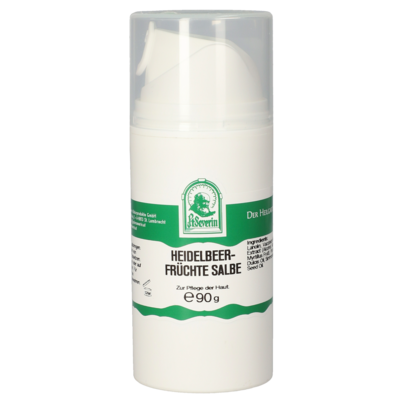 Sie sehen eine Packung HEIDELBEERFRUECHTE SALBE 90 G, Produktbild: 01 HEIDELBEERFRUECHTE SALBE 90 G, A-Nr.: 5659169 - 01