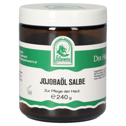 Sie sehen eine Packung JOJOBAOEL SALBE 240 G, Produktbild: 01 JOJOBAOEL SALBE 240 G, A-Nr.: 5389250 - 01