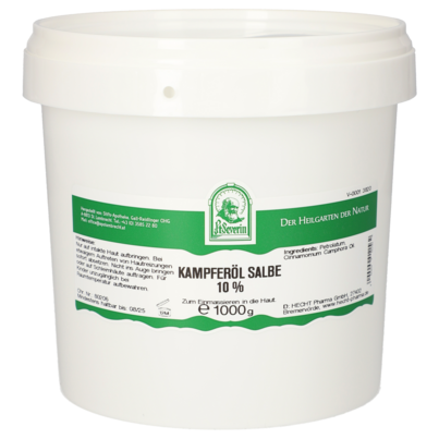 KAMPFEROEL SALBE 10% 1000 G, A-Nr.: 5340114 - 01