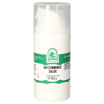 Sie sehen eine Packung KATZENMINZE SALBE 90 G, Produktbild: 01 KATZENMINZE SALBE 90 G, A-Nr.: 5703396 - 01