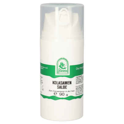 Sie sehen eine Packung KOLASAMEN SALBE 90G, Produktbild: 01 KOLASAMEN SALBE 90G, A-Nr.: 5659488 - 01
