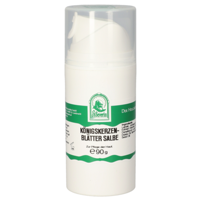 Sie sehen eine Packung KOENIGSKERZENBLAETTER SALBE 90G, Produktbild: 01 KOENIGSKERZENBLAETTER SALBE 90G, A-Nr.: 5444546 - 01