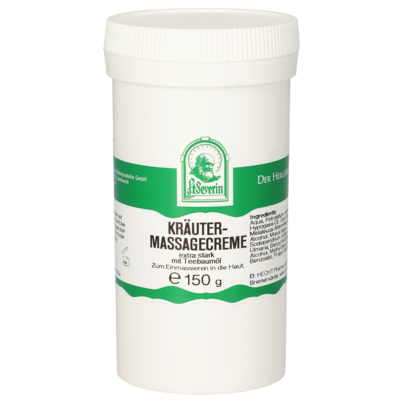 KRAEUTERMASSAGECREME + TEEBAUMOEL ST. SEVERIN 150G, A-Nr.: 1796745 - 01