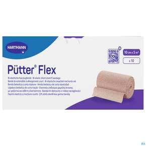 Puetter-verband Flex Kurzzugbinde 10cm 10st, A-Nr.: 3942607 - 01
