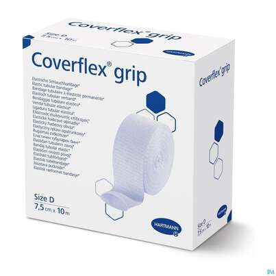 Schlauchverband Coverflex/grip Weiss Gr.hand-arm-fuss-untersc 10mx 7,5cm Gr.d 1st, A-Nr.: 4902998 - 02