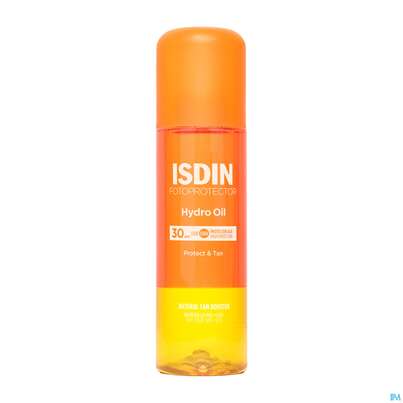 Sie sehen eine Packung Sonnenprodukte Isdin/fotoprotection Hydro Oil Lsf 30 200ml, Produktbild: 03 Sonnenprodukte Isdin/fotoprotection Hydro Oil Lsf 30 200ml, A-Nr.: 5570185 - 03