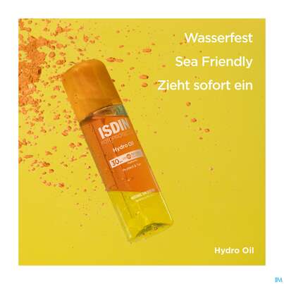 Sie sehen eine Packung Sonnenprodukte Isdin/fotoprotection Hydro Oil Lsf 30 200ml, Produktbild: 11 Sonnenprodukte Isdin/fotoprotection Hydro Oil Lsf 30 200ml, A-Nr.: 5570185 - 11