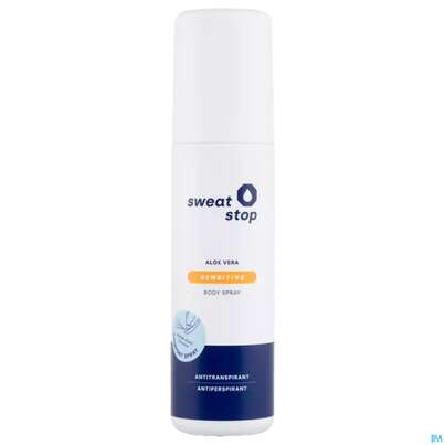 Sie sehen eine Packung Sweatstop Aloe Vera Koerperspray Sensitive Spray 9003 100ml, Produktbild: 02 Sweatstop Aloe Vera Koerperspray Sensitive Spray 9003 100ml, A-Nr.: 3200194 - 02