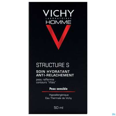 Sie sehen eine Packung Vichy Homme Structure S 50ml, Produktbild: 01 Vichy Homme Structure S 50ml, A-Nr.: 3595809 - 01