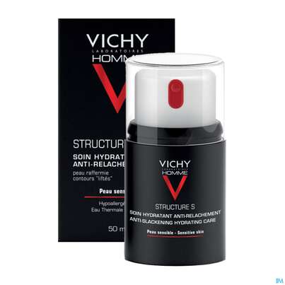 Sie sehen eine Packung Vichy Homme Structure S 50ml, Produktbild: 04 Vichy Homme Structure S 50ml, A-Nr.: 3595809 - 04