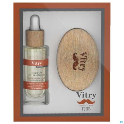 Sie sehen eine Packung Vitry Box 2er-set Pflegeöl Und Bartbürste 1pc, Produktbild: 01 Vitry Box 2er-set Pflegeöl Und Bartbürste 1pc, A-Nr.: 5211109 - 01