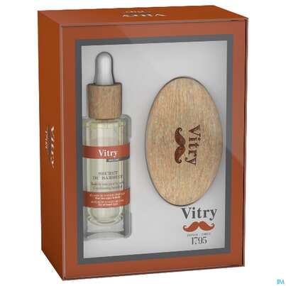 Sie sehen eine Packung Vitry Box 2er-set Pflegeöl Und Bartbürste 1pc, Produktbild: 02 Vitry Box 2er-set Pflegeöl Und Bartbürste 1pc, A-Nr.: 5211109 - 02