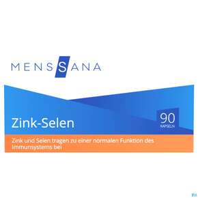 Zink Kapseln +selen Menssana 90st, A-Nr.: 3083110 - 01