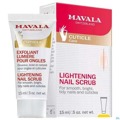 Sie sehen eine Packung Mavala Nagel Aufhellende Peeling Maske 15ml, Produktbild: 05 Mavala Nagel Aufhellende Peeling Maske 15ml, A-Nr.: 3693162 - 05