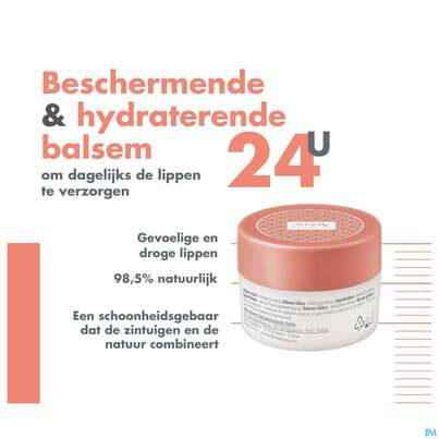 Sie sehen eine Packung Avene Basislinie Feuchtigkeitsspendender Lippenbalsam Tiege 10ml, Produktbild: 23 Avene Basislinie Feuchtigkeitsspendender Lippenbalsam Tiege 10ml, A-Nr.: 5939727 - 23