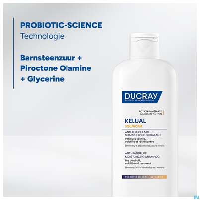 Shampoon Ducray Kelual Squanorm Anti-trockene Schuppen 400ml, A-Nr.: 5921762 - 16