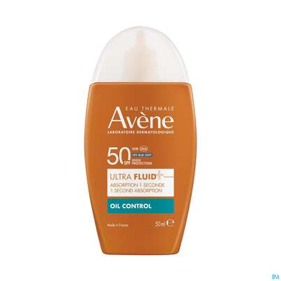 Sie sehen eine Packung Sonnenprodukte Avene Ultra/fluid Oil Control Spf50 50ml, Produktbild: 03 Sonnenprodukte Avene Ultra/fluid Oil Control Spf50 50ml, A-Nr.: 5899152 - 03