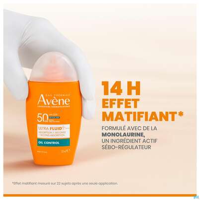Sie sehen eine Packung Sonnenprodukte Avene Ultra/fluid Oil Control Spf50 50ml, Produktbild: 16 Sonnenprodukte Avene Ultra/fluid Oil Control Spf50 50ml, A-Nr.: 5899152 - 16