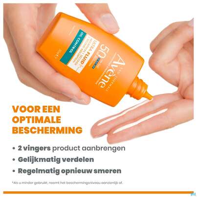 Sie sehen eine Packung Sonnenprodukte Avene Ultra/fluid Oil Control Spf50 50ml, Produktbild: 21 Sonnenprodukte Avene Ultra/fluid Oil Control Spf50 50ml, A-Nr.: 5899152 - 21