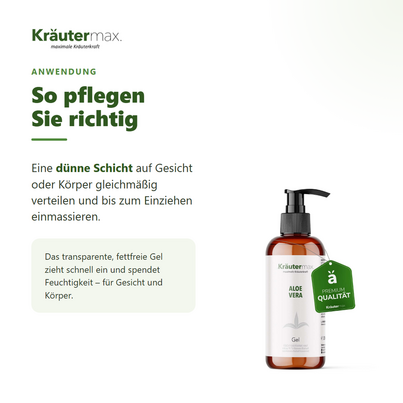Sie sehen eine Packung Aloe Vera Gel 200 ml, Produktbild: 04 Aloe Vera Gel 200 ml, A-Nr.: 4319572 - 04