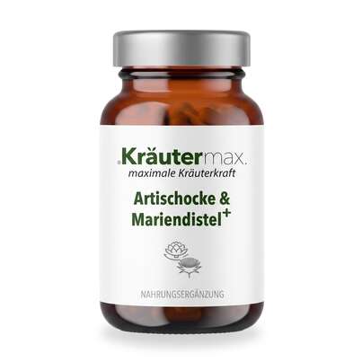 Artischocken Kapseln plus Mariendistel Samen 60 Stück, A-Nr.: 4318319 - 01