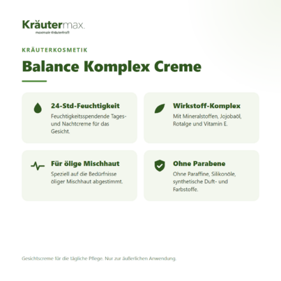 Balance Komplex Gesichtscreme 60 ml, A-Nr.: 6136077 - 02