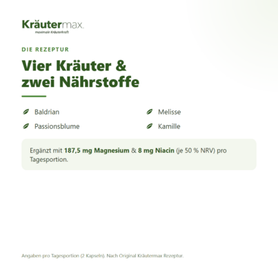 Baldrian plus Kapseln 60 Stück, A-Nr.: 4318420 - 03