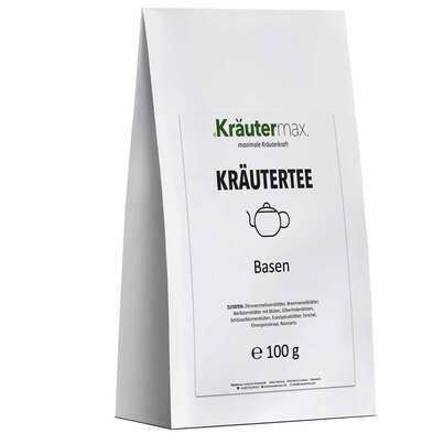 Sie sehen eine Packung Basen Tee 100 g, Produktbild: 01 Basen Tee 100 g, A-Nr.: 4608856 - 01