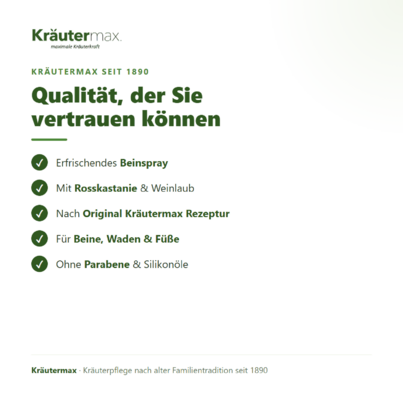 Beinspray Rosskastanie 120 ml, A-Nr.: 4730669 - 05