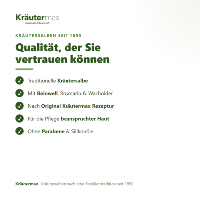 Sie sehen eine Packung Beinwell Salbe 100 ml, Produktbild: 05 Beinwell Salbe 100 ml, A-Nr.: 4319595 - 05