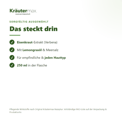 Sie sehen eine Packung Eisenkraut Duschgel 250 ml, Produktbild: 03 Eisenkraut Duschgel 250 ml, A-Nr.: 4730600 - 03