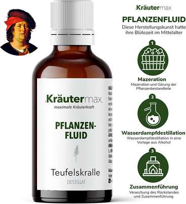Sie sehen eine Packung Teufelskralle Tropfen 50 ml, Produktbild: 02 Teufelskralle Tropfen 50 ml, A-Nr.: 4317917 - 02