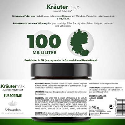 Schrunden Fuß Creme 100 ml, A-Nr.: 4319738 - 06