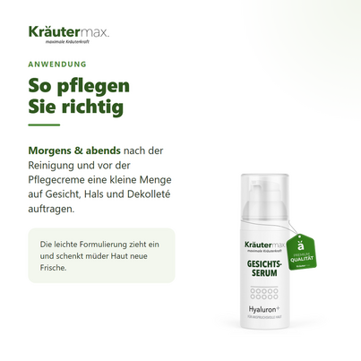 Sie sehen eine Packung Hyaluron Serum 30 ml, Produktbild: 04 Hyaluron Serum 30 ml, A-Nr.: 4849525 - 04