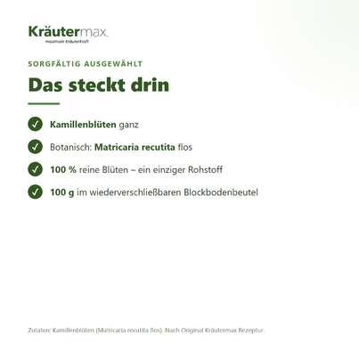 Kamillenblüten Tee 100 g, A-Nr.: 4608589 - 03