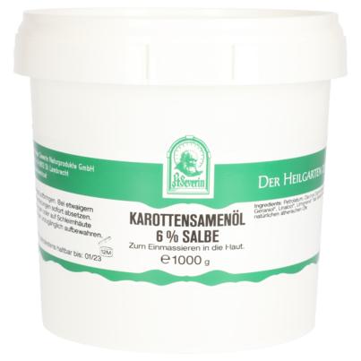 KAROTTENSAMENOEL 6% SALBE 1000 G, A-Nr.: 5802106 - 01
