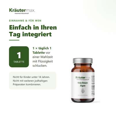 Kelp Braun Algen Tabletten 90 Stück, A-Nr.: 6129982 - 04