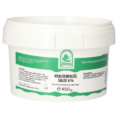 KRAUSEMINZOEL SALBE 6%	450 G, A-Nr.: 5802135 - 01