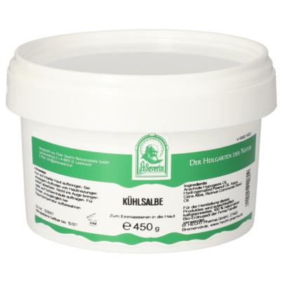 Sie sehen eine Packung KUEHLSALBE 450 G, Produktbild: 01 KUEHLSALBE 450 G, A-Nr.: 5730335 - 01